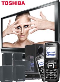 Bundle 32 Zoll LCD HD TV + Heimkinosystem + 2 x Samsung SGH-B130